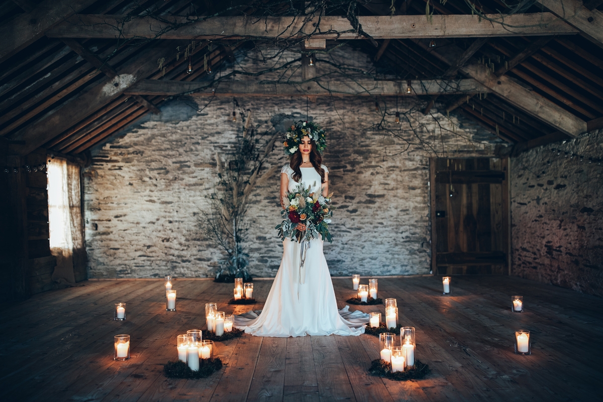 Magical inspiration for a rustic winter wedding